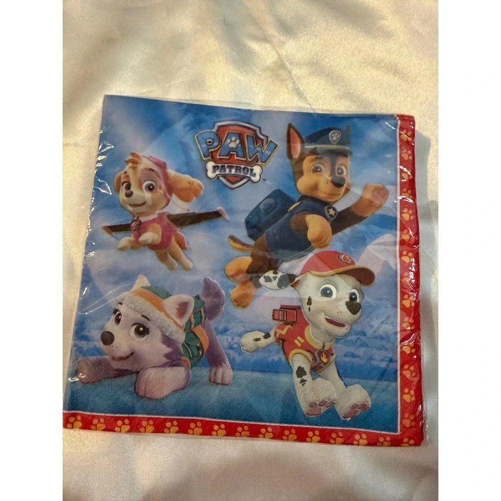 Paw Patrol Birthday Party Supplies Set Plates and Napkins 32 Pieces Total